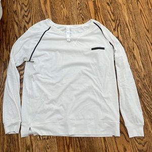 Lululemon Cream and Black Top